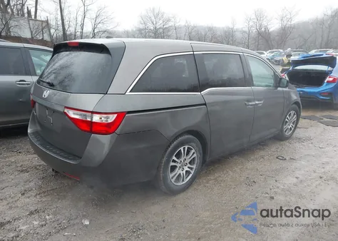 2012 Honda Odyssey Ex-L z USA, uszkodzony, nr VIN 5FNRL5H68CB016103